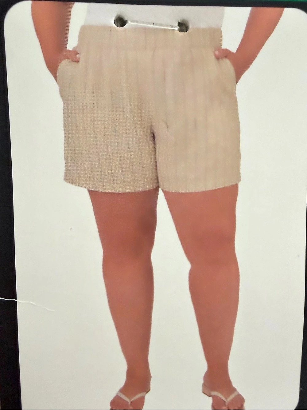 Linen Blend Shorts